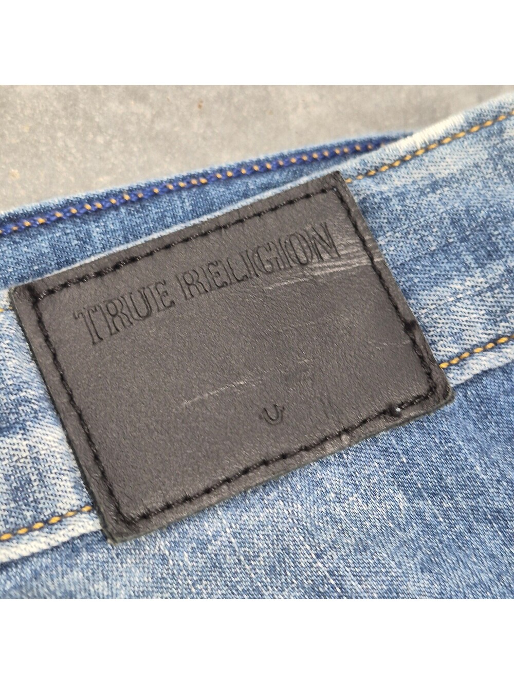 True Religion Women's Skinny Distressed Blue Jeans - Picture 7 of 7